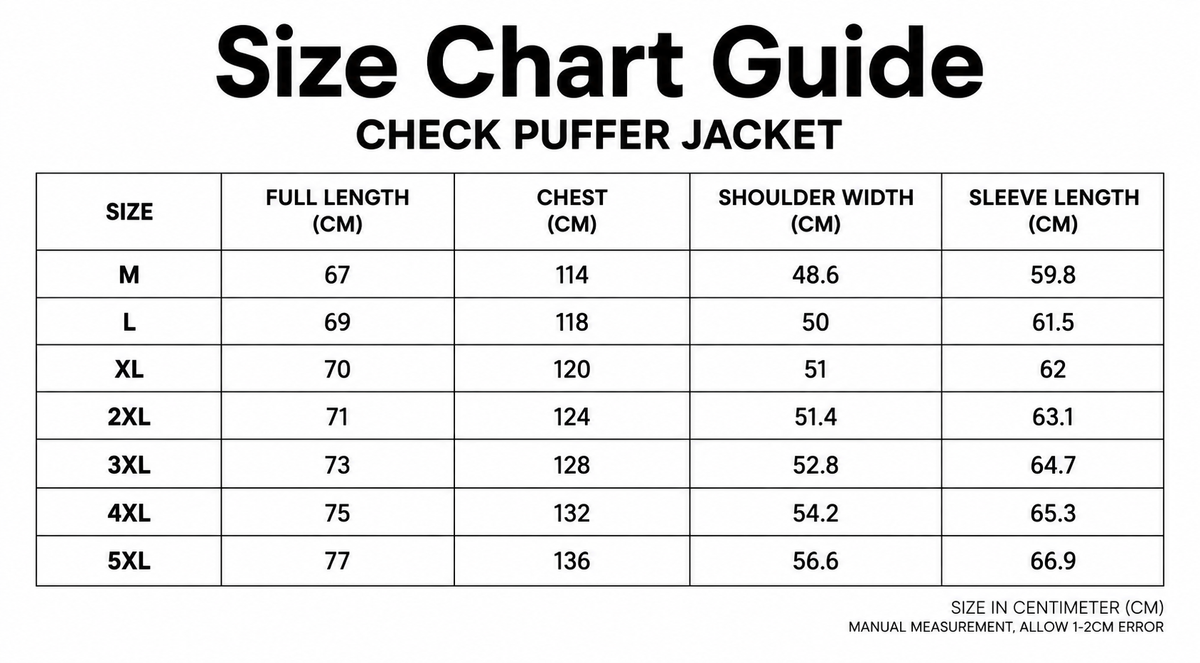 Check Puffer Jacket
