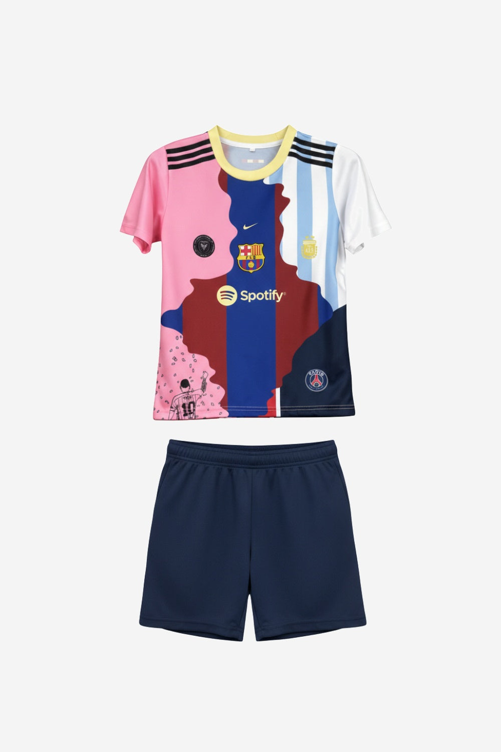Messi 10 All Teams Limited Jersey Kids Size