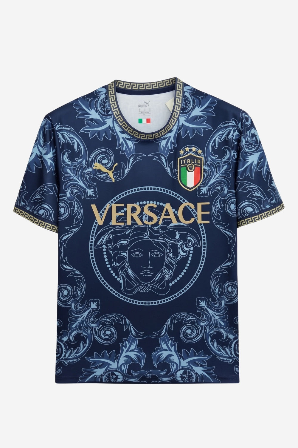 Italy "Versace" Blue Limited Jersey