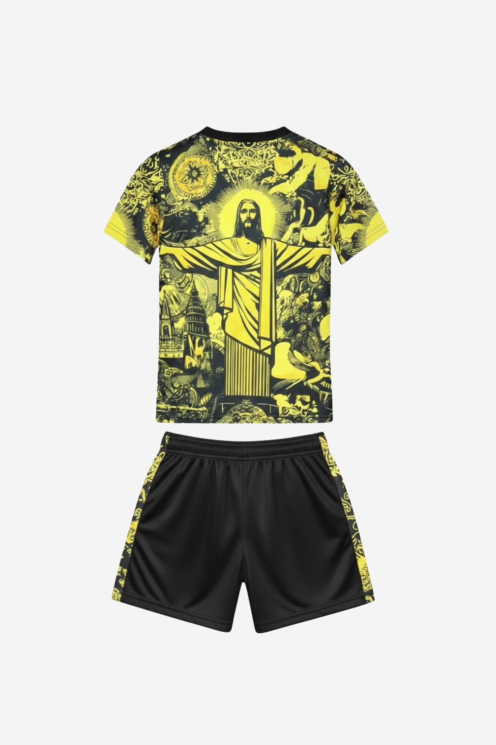 Brazil ”Jesus” Yellow Limited Jersey Kids Size