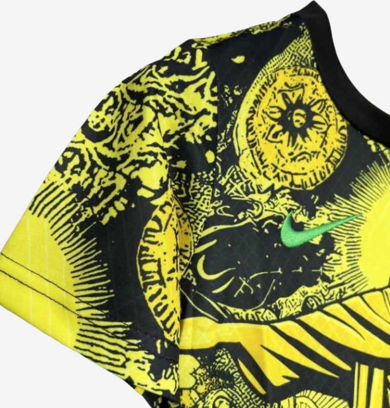Brazil ”Jesus” Yellow Limited Jersey Kids Size