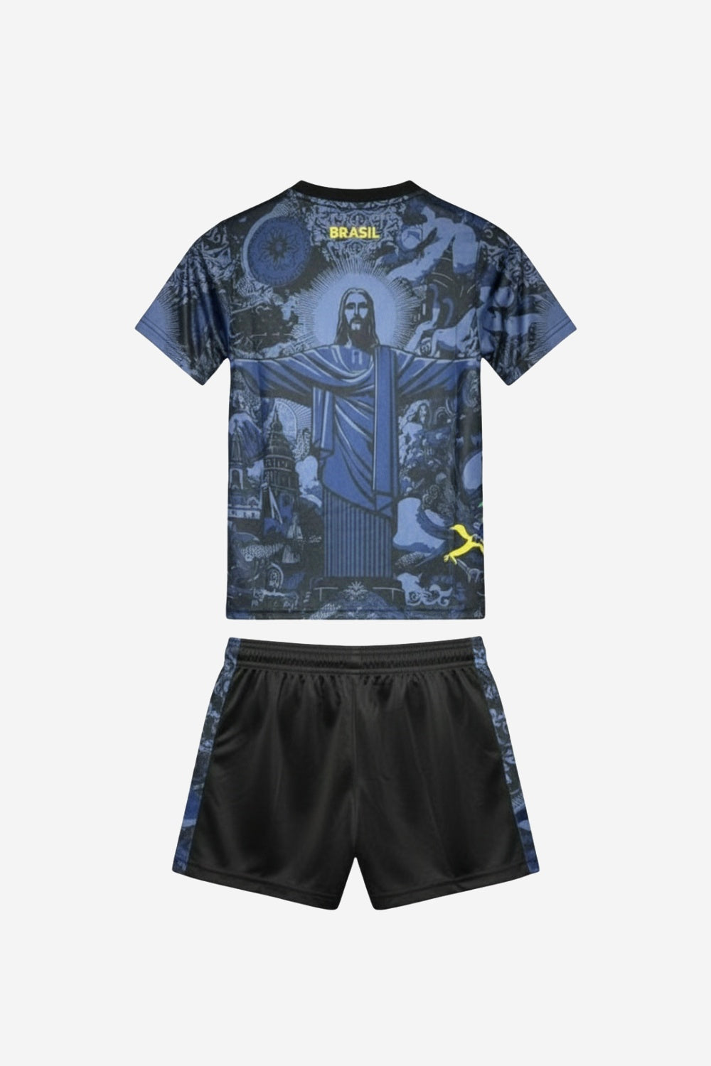Brazil ”Jesus” Blue Limited Jersey Kids Size