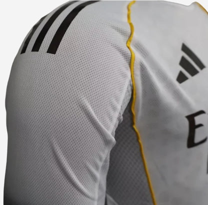 Real Madrid 2025/2026 Home Kit Long Sleeve