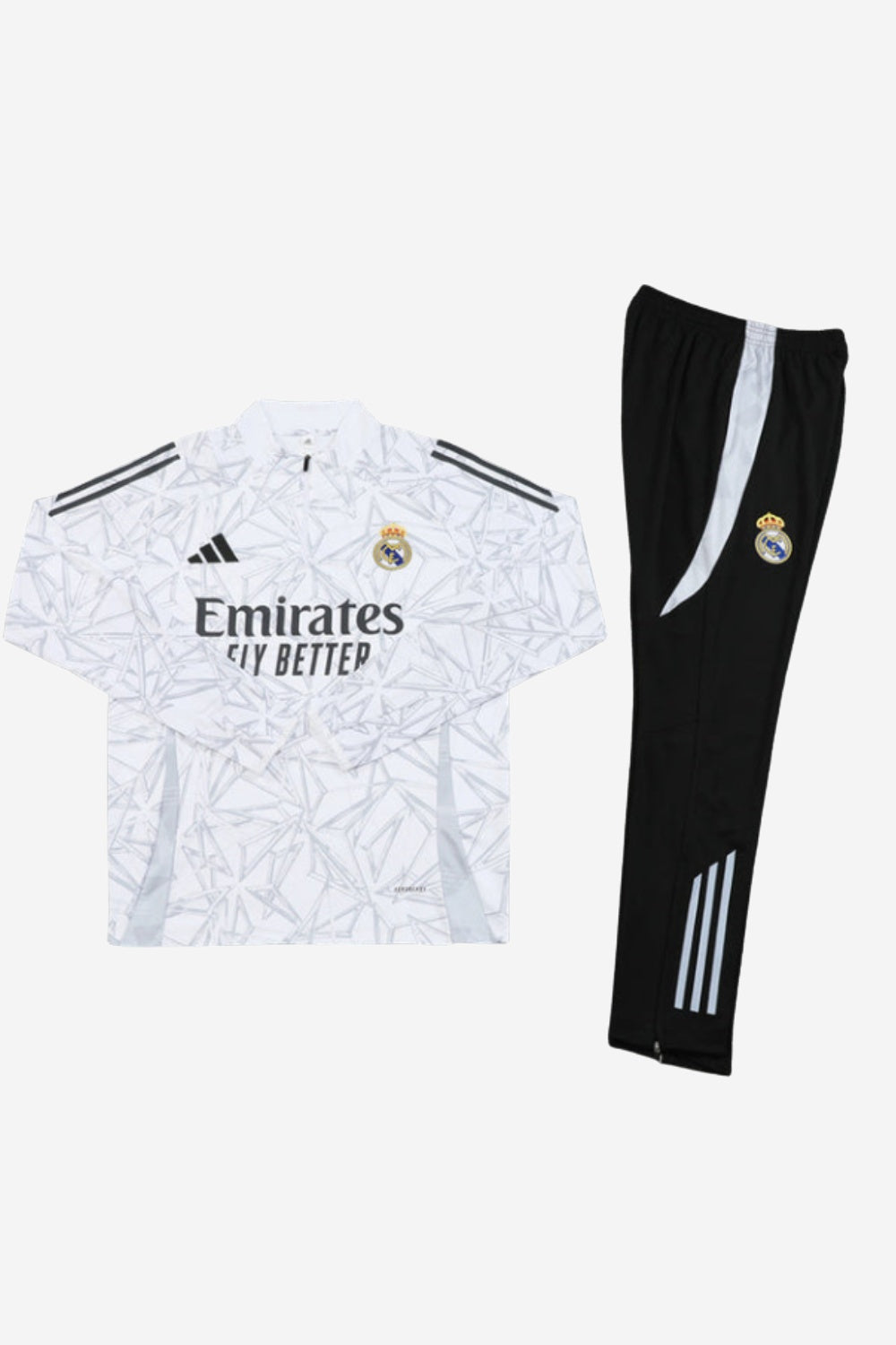 Real Madrid Black and White Tracksuit II