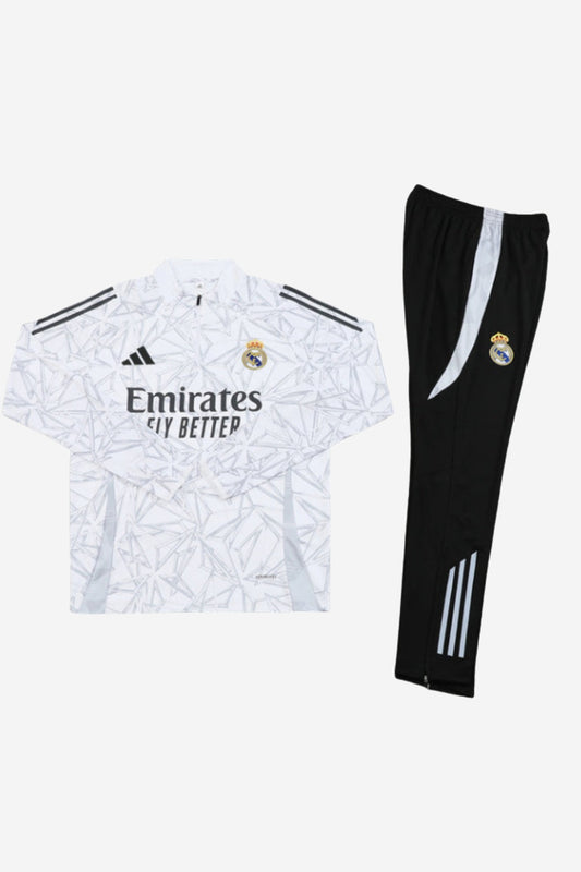Real Madrid Black and White Tracksuit II