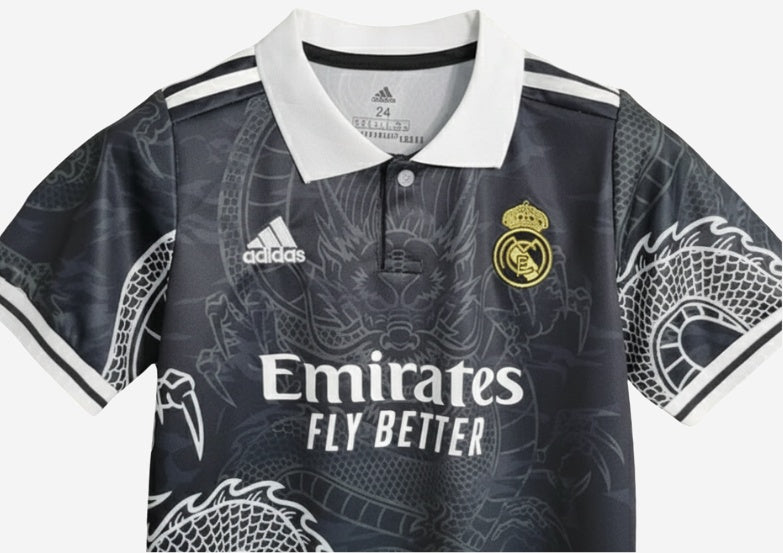 Real Madrid "Dragón Negro" Limited Jersey Kids Size