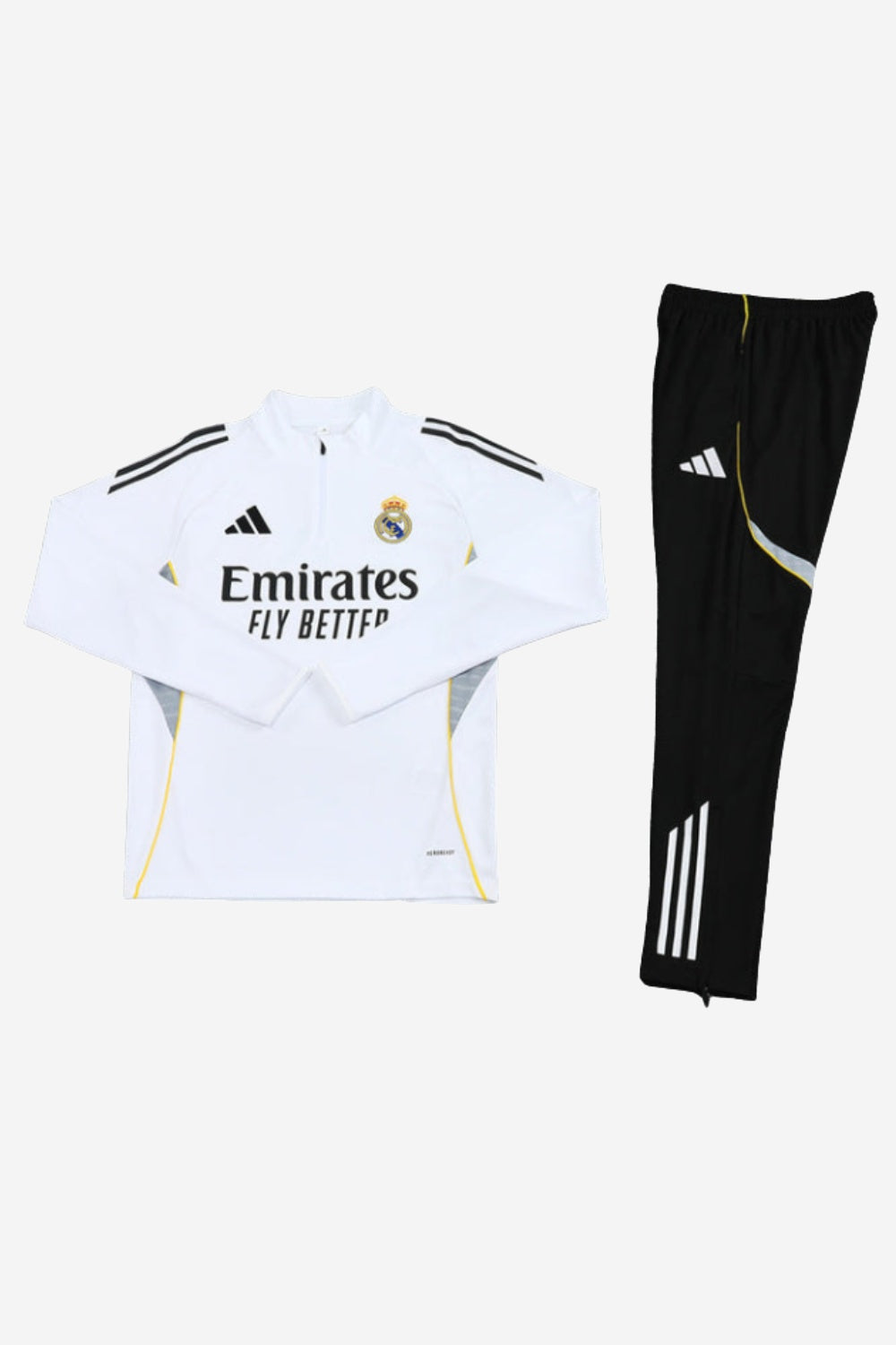 Real Madrid White and Black Tracksuit