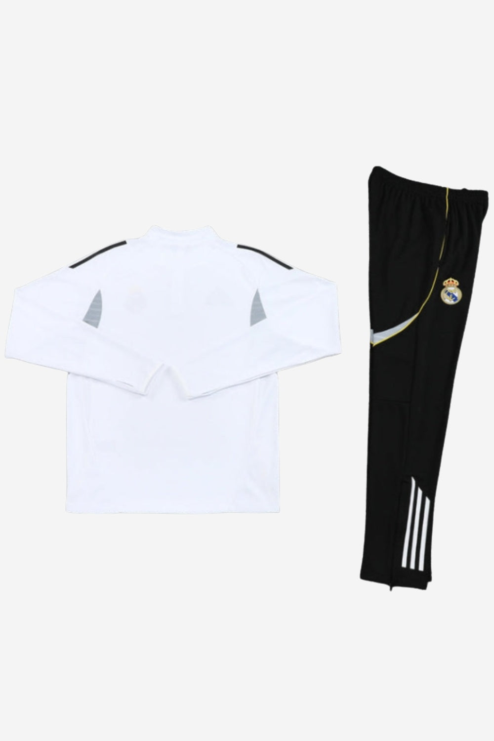 Real Madrid White and Black Tracksuit