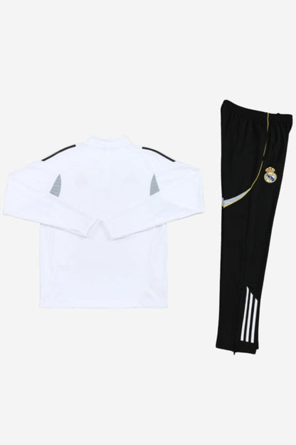 Real Madrid White and Black Tracksuit