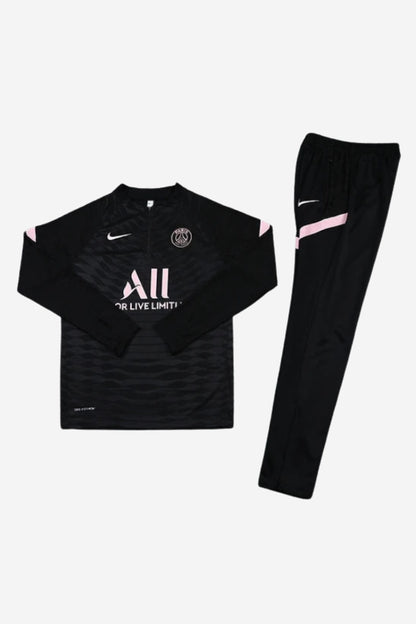 PSG Paris Saint Germain Black and Pink Tracksuit