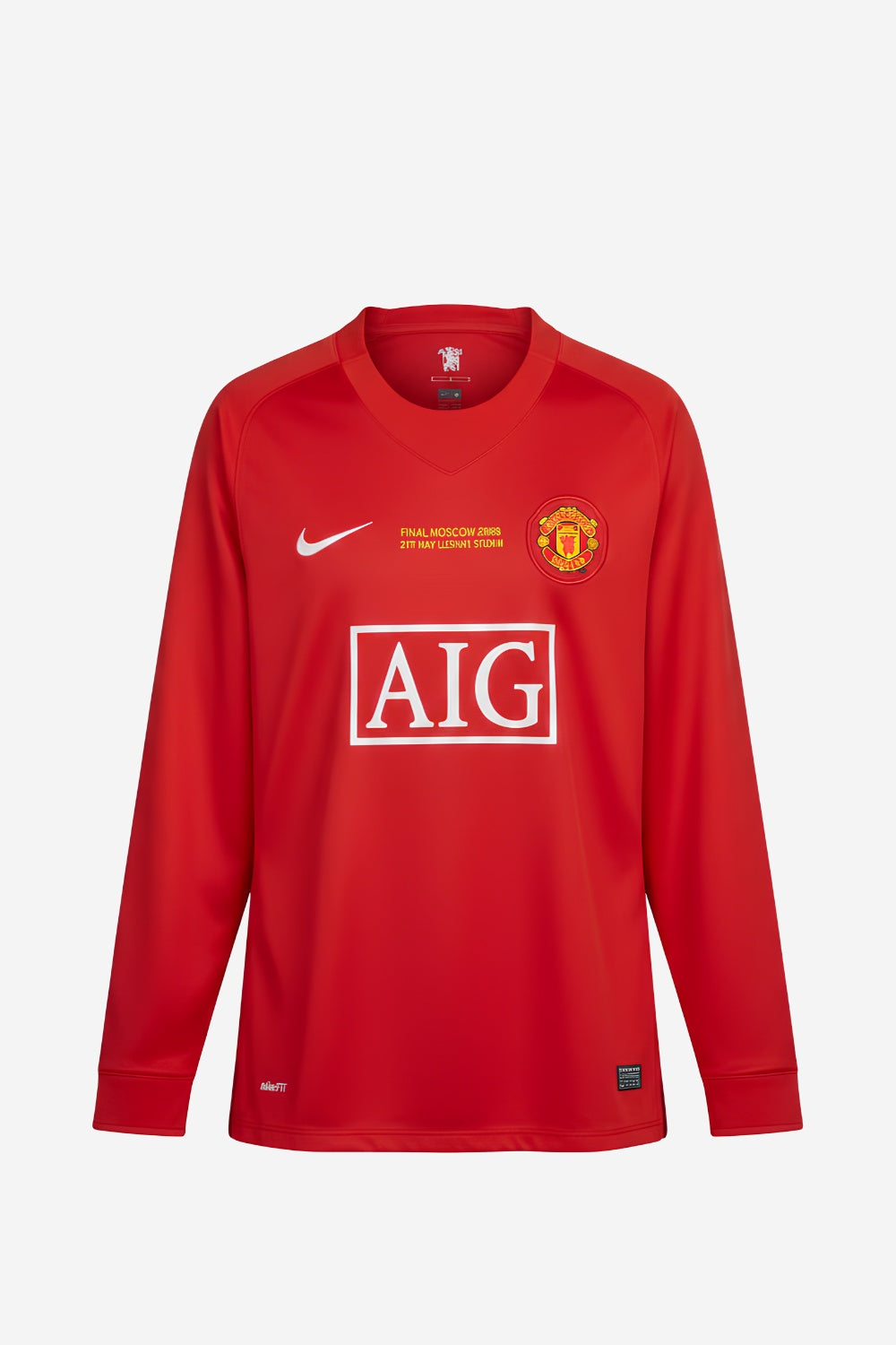 Manchester United Retro 2007-2008 Home Kit Long Sleeve