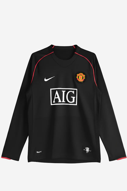 Manchester United Retro 2007-2008 Away Kit Long Sleeve