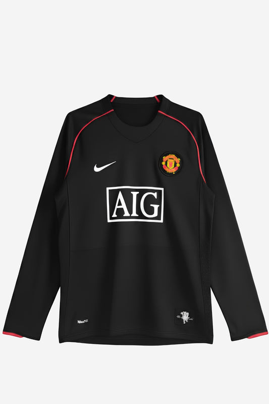Manchester United Retro 2007-2008 Away Kit Long Sleeve