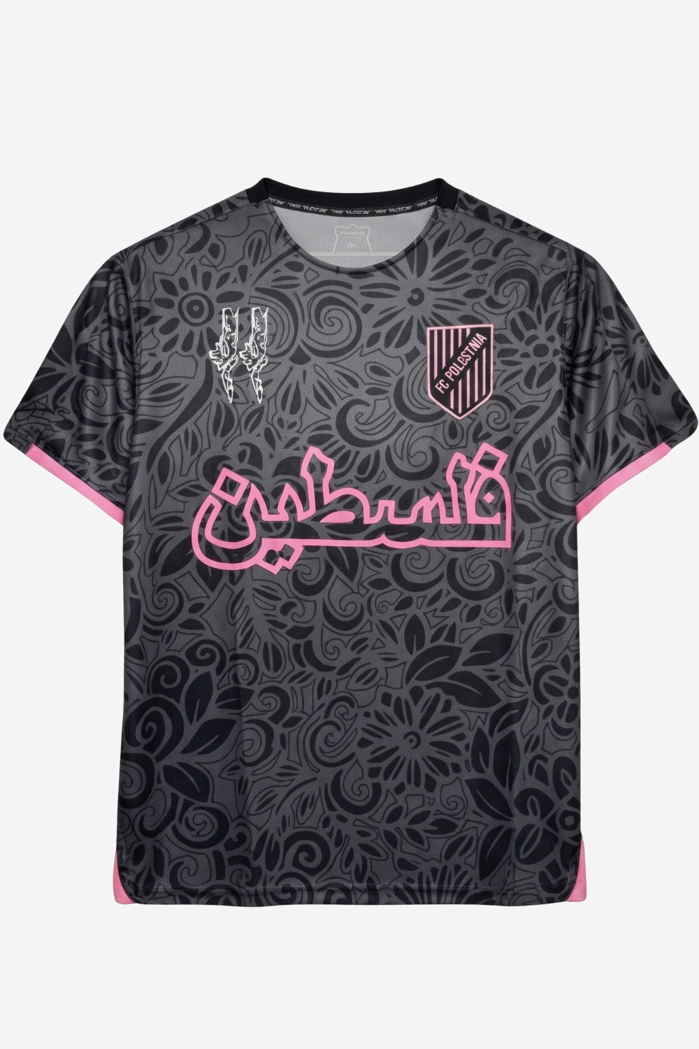 Palestine Home Jersey Black Pink