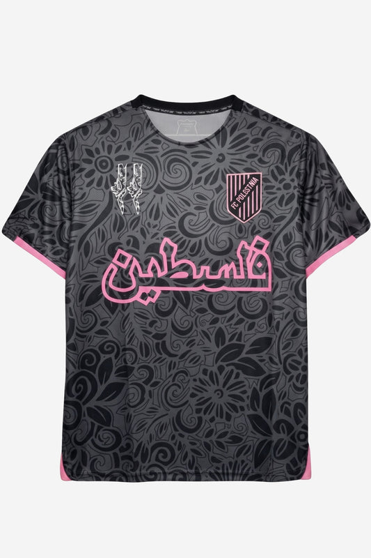 Palestine Home Jersey Black Pink