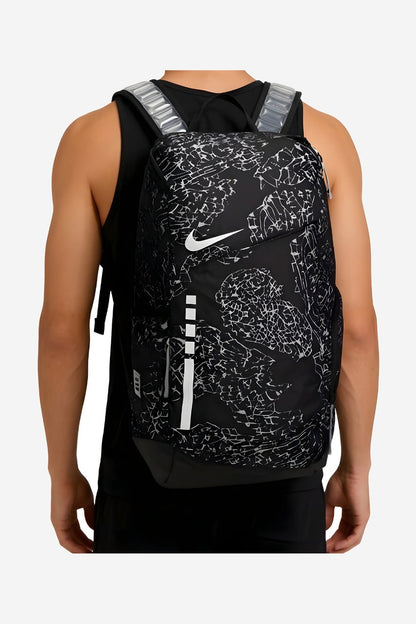 Elite Backpack Black White