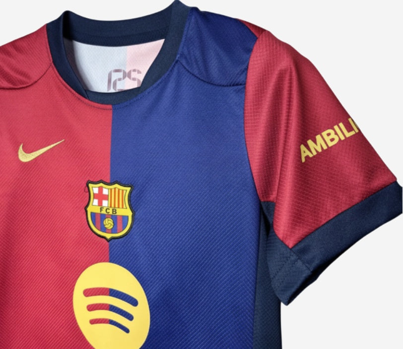 Barcelona 2024/2025 Home Jersey Kids Size