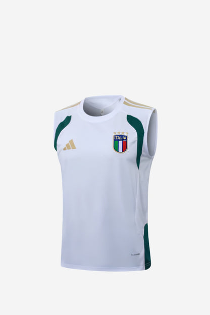 Italy White Sleeveless Set