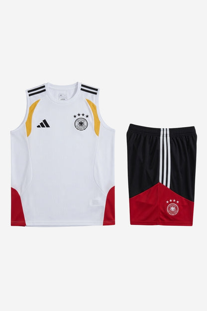 Germany White Sleeveless Set