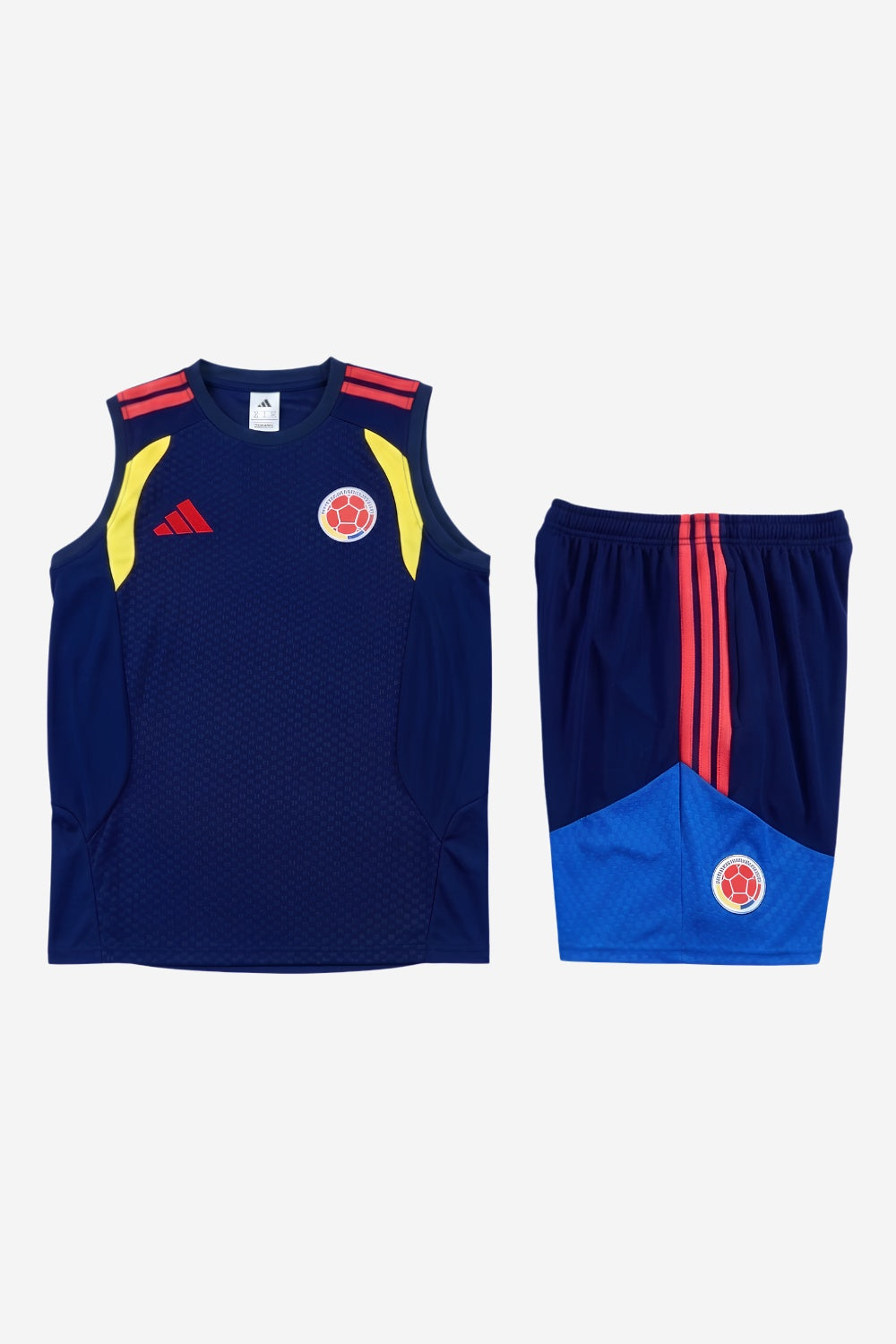 Colombia Sapphire Blue Sleeveless Set