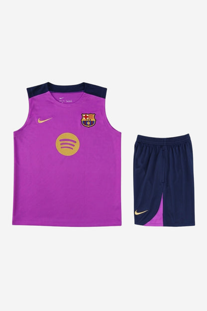 Barcelona Purple Sleeveless Set