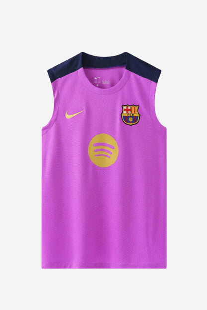 Barcelona Purple Sleeveless Set