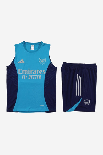 Arsenal Lake Blue Sleeveless Set