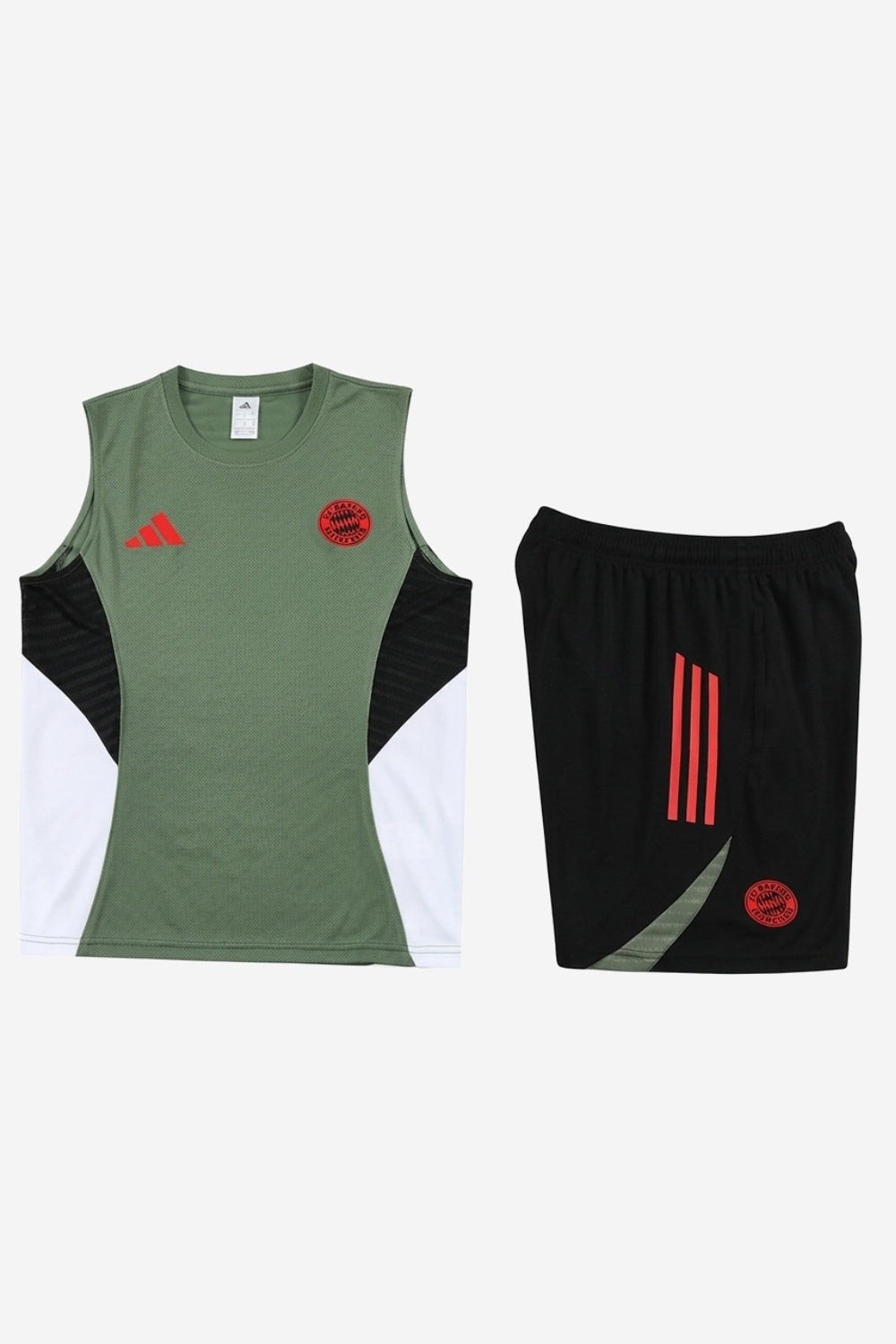 Bayern Military Green Sleeveless Set