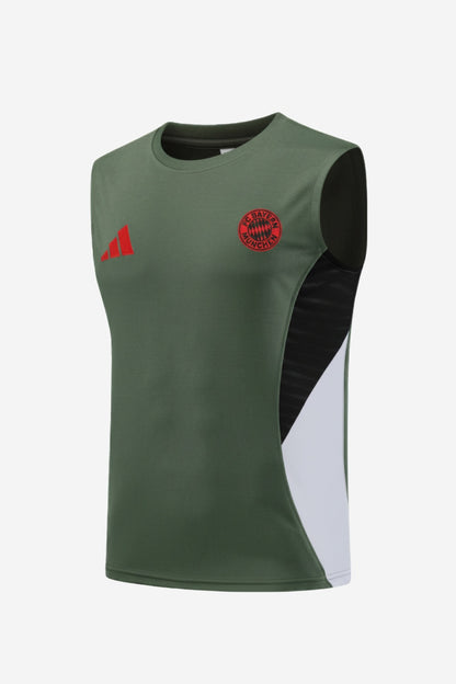 Bayern Military Green Sleeveless Set