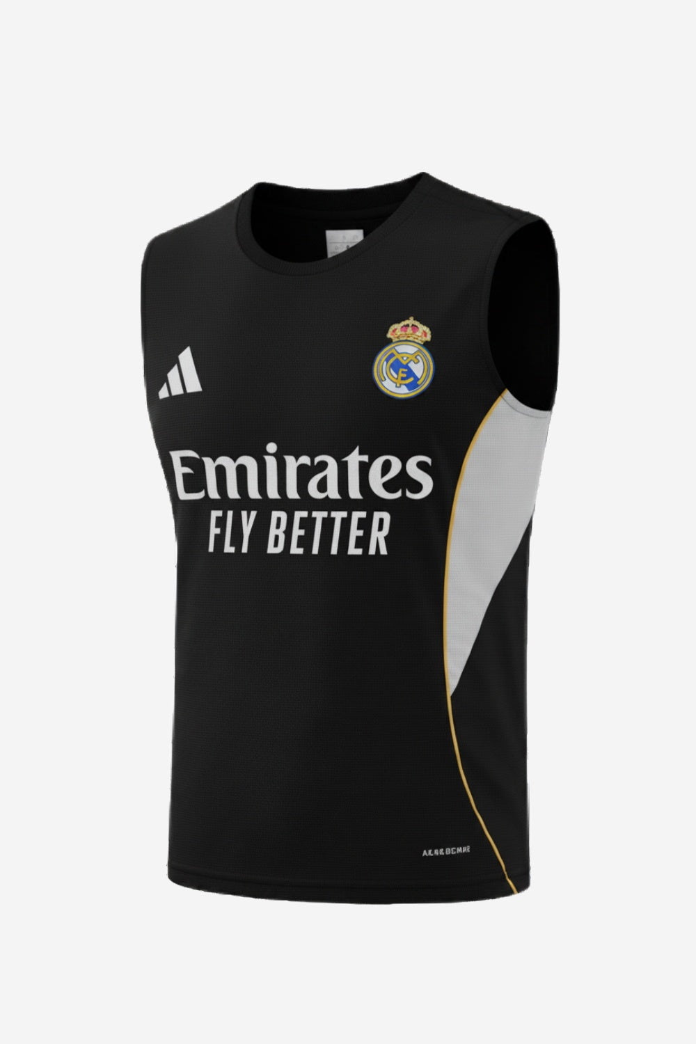Real Madrid Black Sleeveless Set