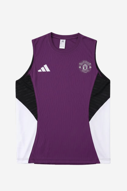 Manchester United Purple Sleeveless Set