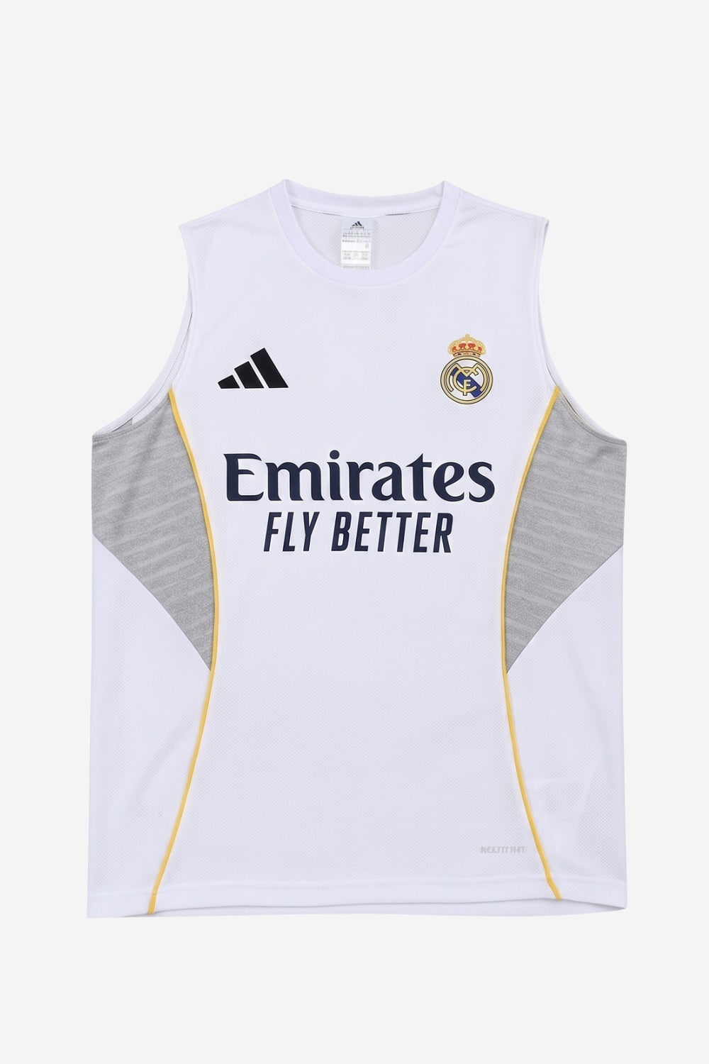 Real Madrid White Sleeveless Set
