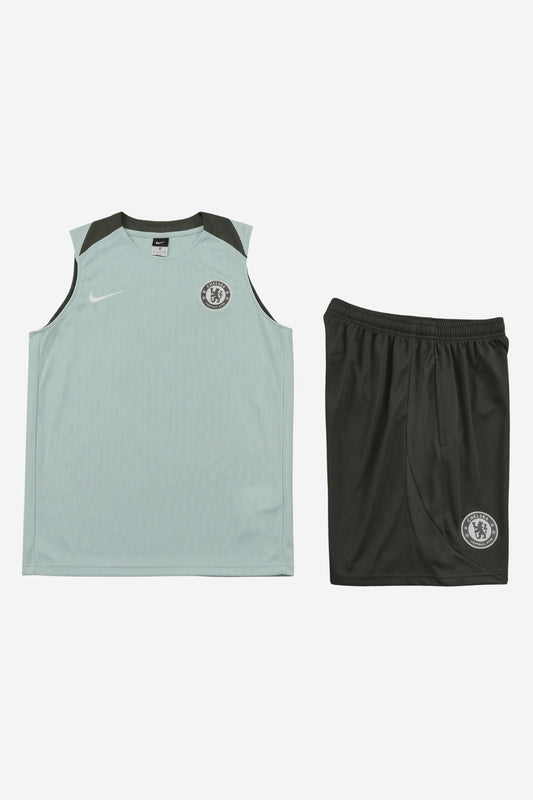 Chelsea Light Green Sleeveless Set