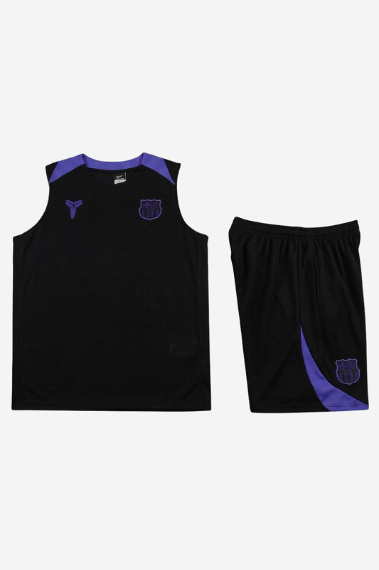 Barcelona Black Sleeveless Set