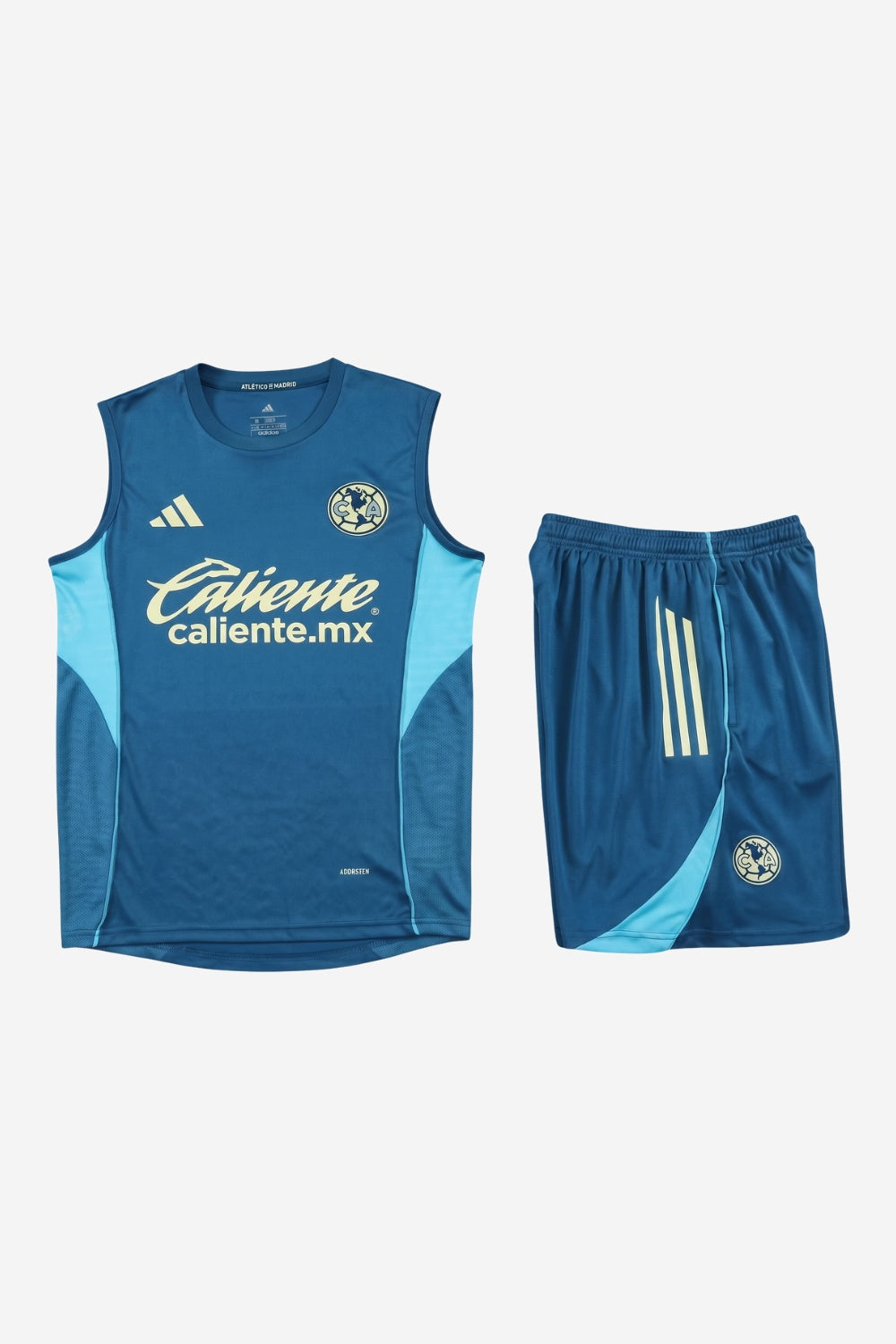 Club America Blue Sleeveless Set