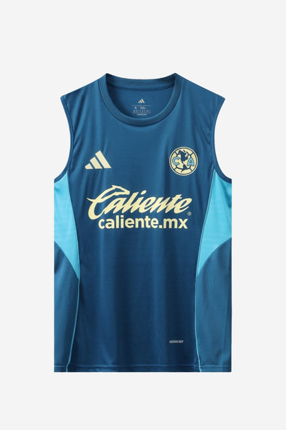 Club America Blue Sleeveless Set