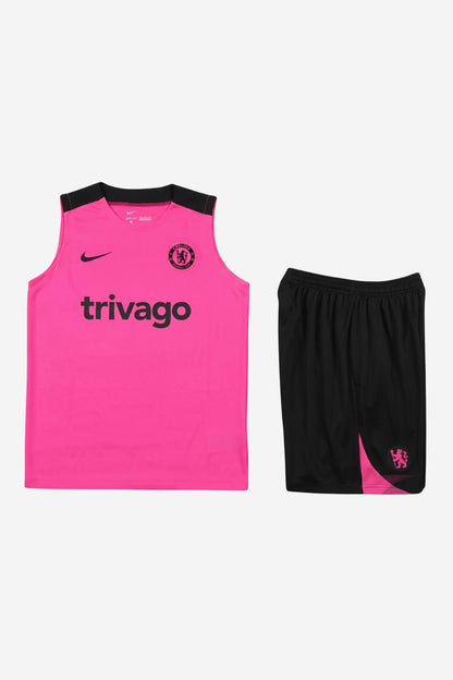 Chelsea Pink Sleeveless Set