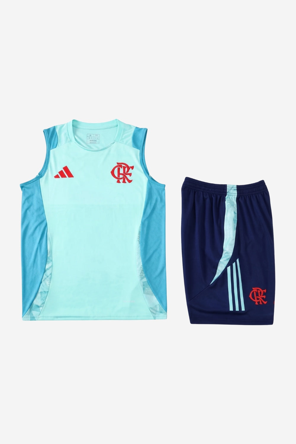 Flamengo Light Blue Sleeveless Set