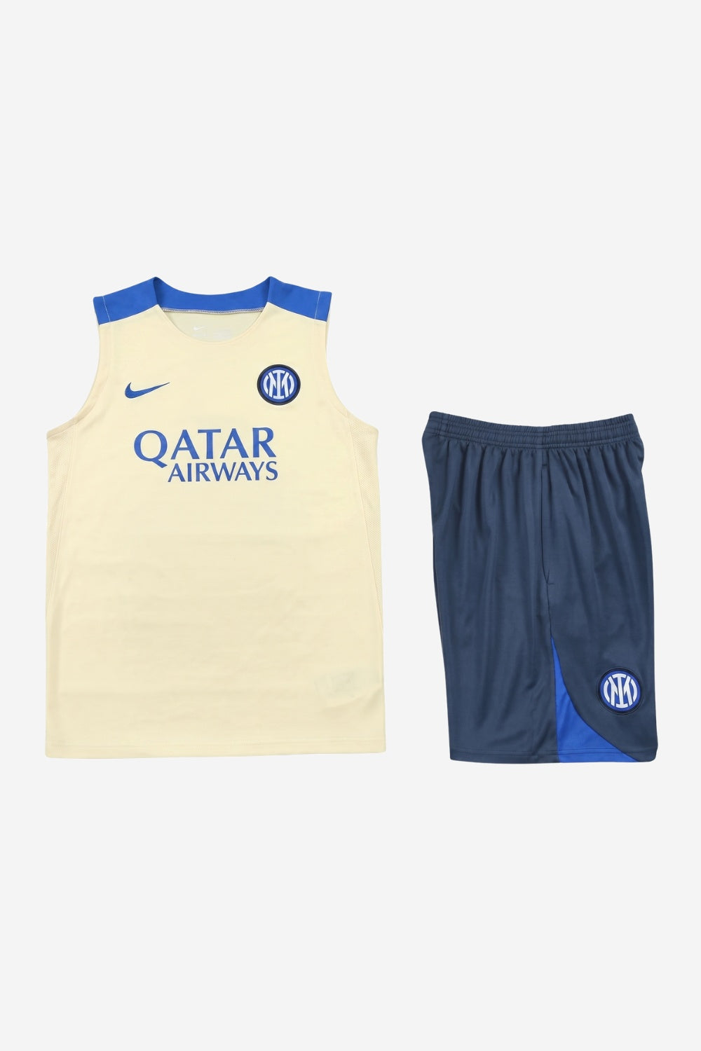 Inter Milan Beige Sleeveless Set