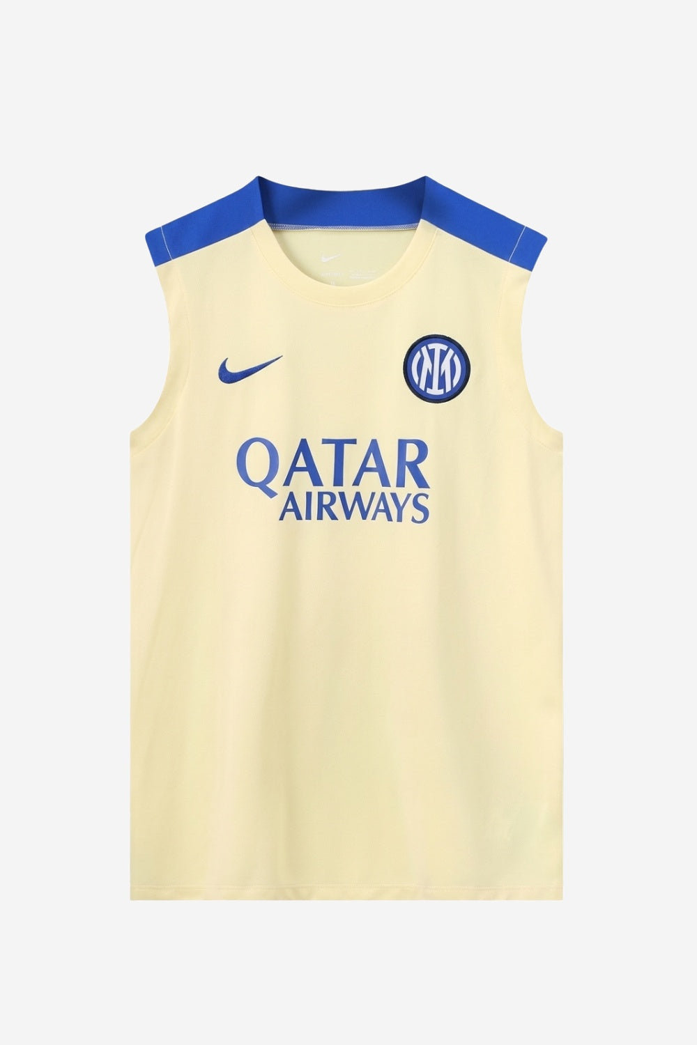 Inter Milan Beige Sleeveless Set