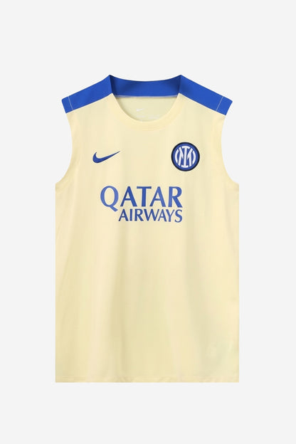 Inter Milan Beige Sleeveless Set
