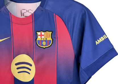 Barcelona Home Kit Kids Size 2025/2026