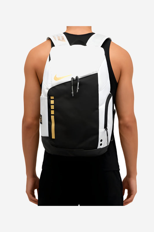 Elite Backpack White Gold