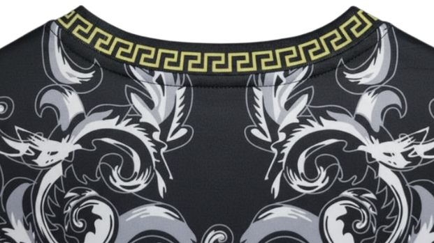Italy "Versace" Black Limited Jersey