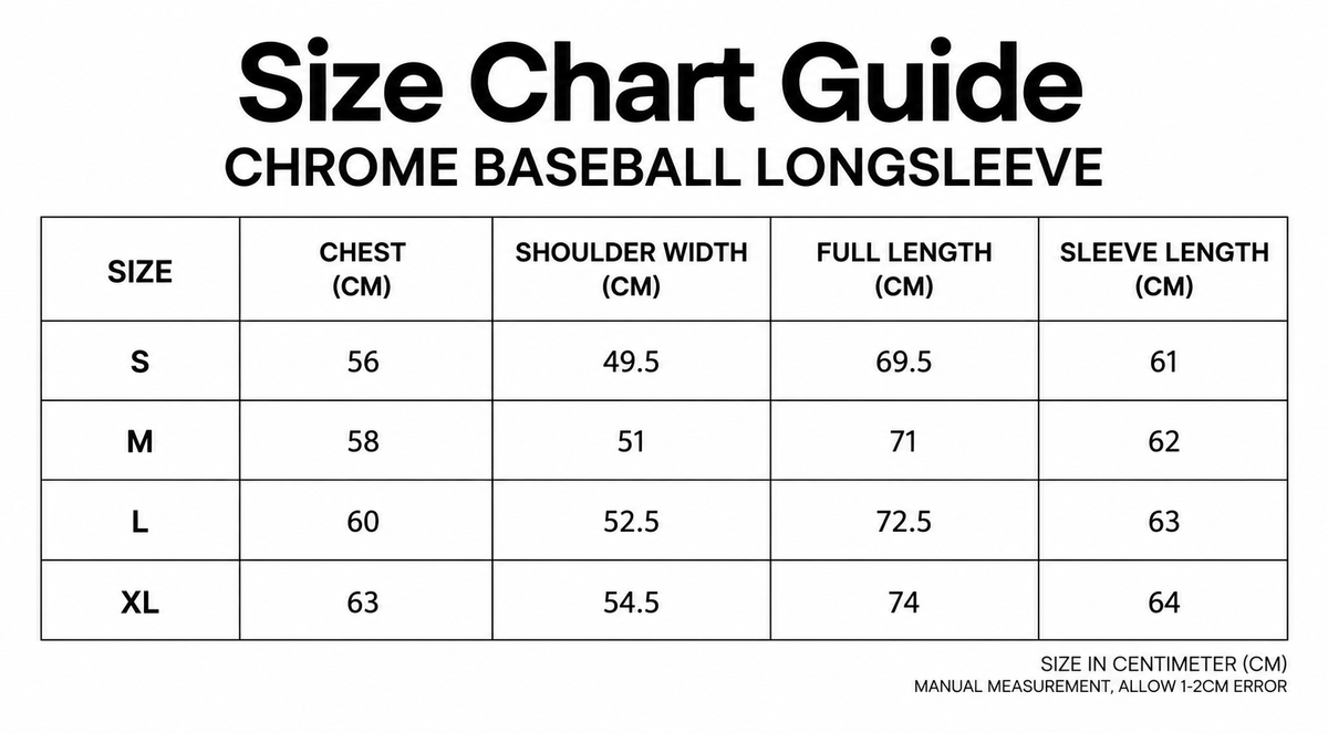 Chrome Baseball Longsleeve