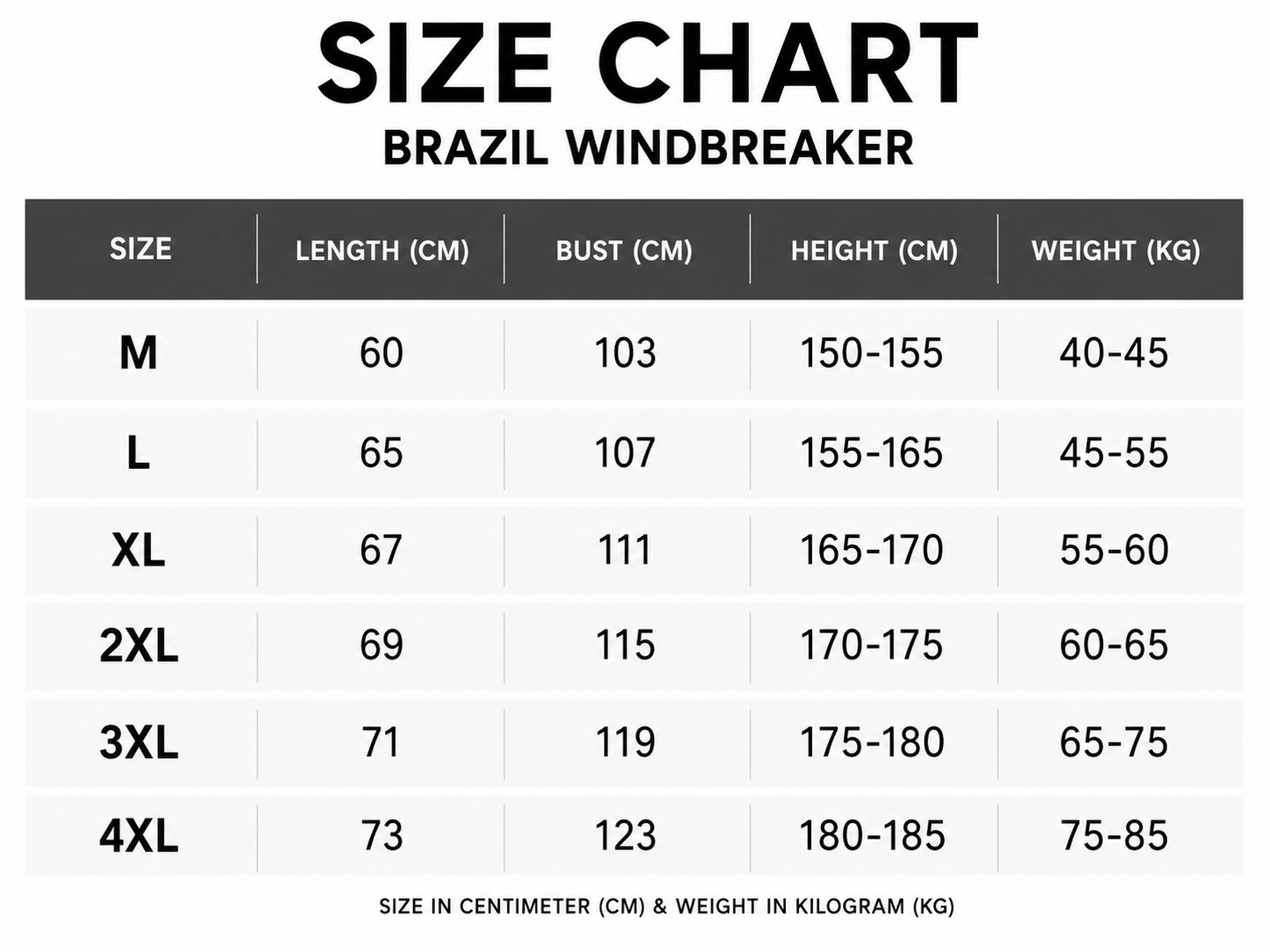 Brazil Windbreaker