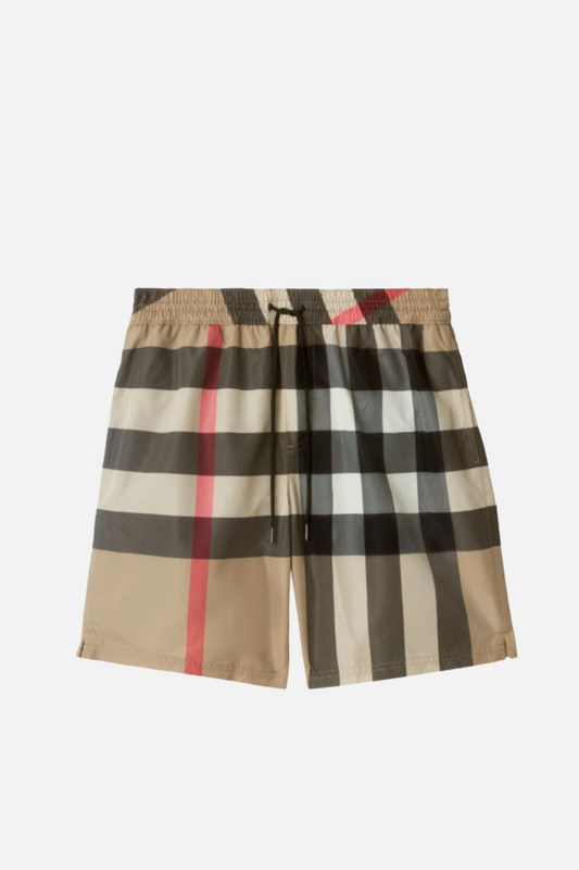 Check Swim Shorts
