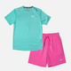 Mint Green & Pink Shorts