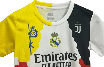 Christiano Ronaldo 7 All Teams Limited Jersey Kids Size